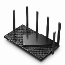 Ruteador Inalámbrico Tp-link Archer Archer Axe75 6 Ant., Wi-fi 6e (802.11ax), 5 Rj-45, 5400 Mbit/s, Negro